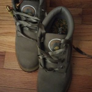 Olive green timberland boots